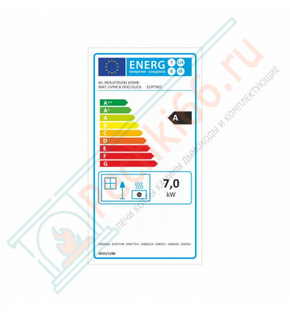 Печь-камин чугунная Eliptiko (Guca)