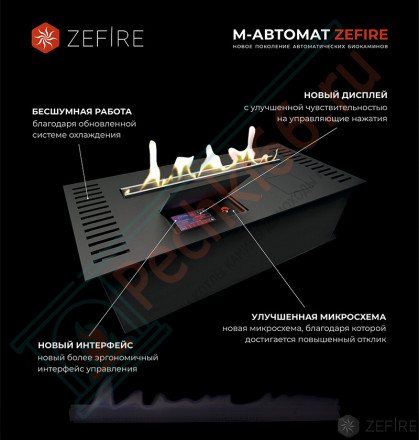 Биокамин автоматический M 1600 (ZeFire)