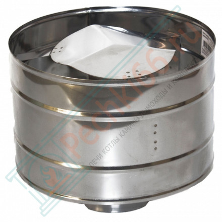 Зонт с дефлектором (НЕРЖ-439/0,5) d-130 (УМК)