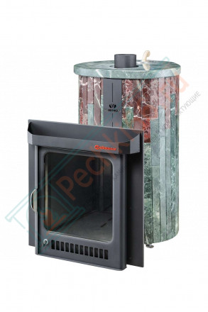 Дровяная банная печь Макси ПФ "Змеевик + Россо Леванте" (Ферингер)