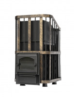 Банная печь "Сибирь-40" без ВТК с закрытой каменкой (Сибирь-Премиум)