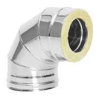 Отвод Термо 90° OT-Р с хомутом (310-0.8/304) d-130/230 (ТиС Энерго)