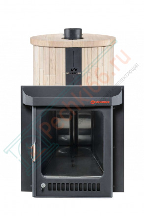 Дровяная банная печь Макси ПФ "Окаменевшее дерево наборный" (Ферингер)