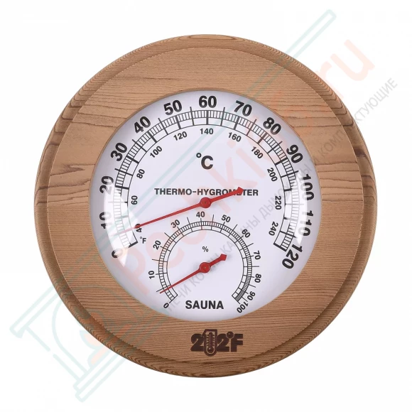 Термогигрометр 10-R круг, канадский кедр (212F) в Омске