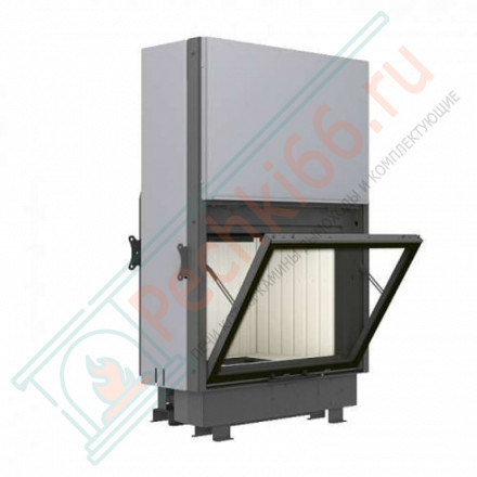 Топка Вега 800 B принтинг черный шамот (Экокамин)