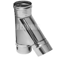 Тройник 45° (НЕРЖ-430/0,8) d-180 (Ferrum HF) Тройник 45° (НЕРЖ-430/0,8) d-180 (Ferrum HF)