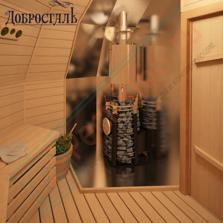 Банная печь Августа Стоун стронг (ДоброСталь)