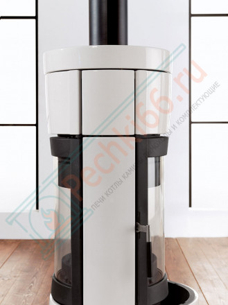 Печь-камин двухсторонняя Fortuna Bifacciale, цвет белый (La Nordica)