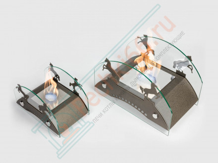 Биокамин Графский мост М, бронза (LuxFire)