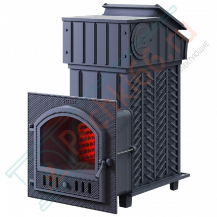 Чугунная печь для бани Гефест GFS-ЗК 25 (П) (ТехноЛит)