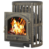 Чугунная печь для бани Легенда Ковка 28 205 (Везувий) до 30 м3