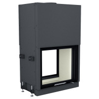 Каминная топка DF 900W, белый шамот (Stav)