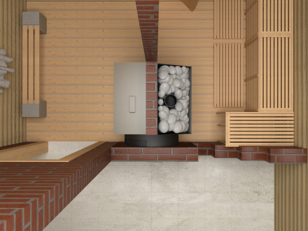 Печи для бани на 3 помещения CАБАНТУЙ 3D 20 панорама