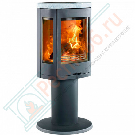 Печь-камин 880:3 Style, верх талькомагнезит, цвет черный (Contura)