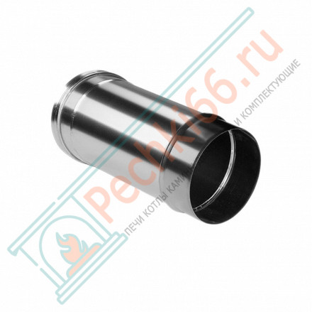 Труба прямая L=250 без изол (НЕРЖ-321/0,5) d-120 (Дымок-Lux)