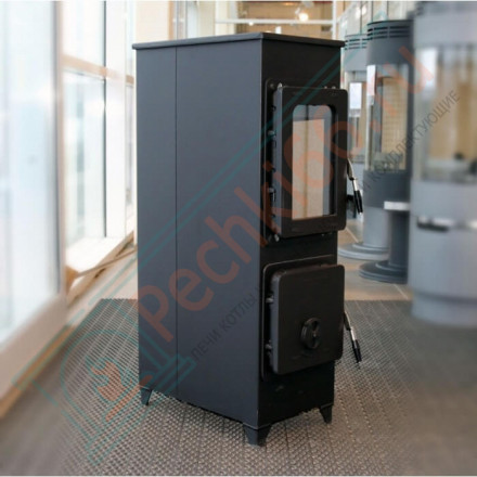 Отопительная печь Flensburg Top, Черная (Thorma) до 190 м3