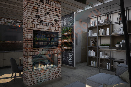 Встраиваемый биокамин Lux Fire Сквозной 530 S