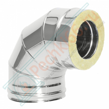 Отвод Термо 87° ОТ-Р (304-0.8/304) d-130/230 (ТиС Стандарт)