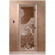 Дверь стеклянная для бани, прозрачная бронза, "Банька в лесу" 1900х700 (DoorWood) в Омске