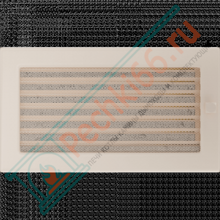 Вентиляционная решетка для камина с жалюзи 170х300, кремовая (FireWay)