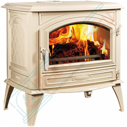 Чугунная печь 760WD/E8, цвет - кремовый белый (Dovre)