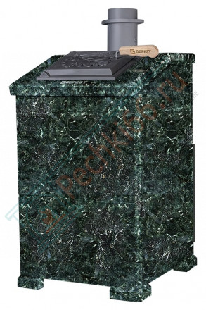 Чугунная печь для бани Комплект GFS ЗК 18 (М) Президент 850/50 Серпентинит (ТехноЛит)