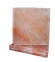 Плитка из гималайской розовой соли 100x100x25 мм шлифованная (с пазом) в Омске