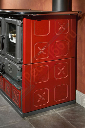 Печь с варочной поверхностью Rosetta Maiolica, цвет бежевый (La Nordica)