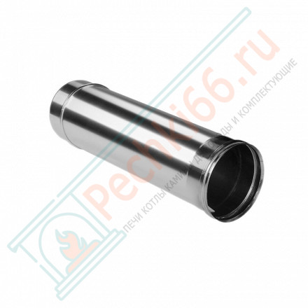 Труба прямая L=500 без изол (НЕРЖ-321/0,8) d-150 (Дымок-Lux)