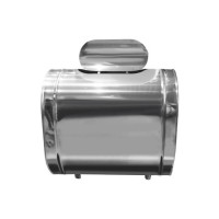 Бак для воды настенный, горизонтальный (НЕРЖ-304/0,8мм) 53 л (Вулкан)