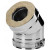 Отвод 45° V50R с изол (AISI-321/0,8-AISI-304/0,5) d-130/230 (Вулкан-Cerablanket)