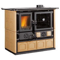 Печь с варочной поверхностью Rosa Maiolica, цвет бежевый (La Nordica)