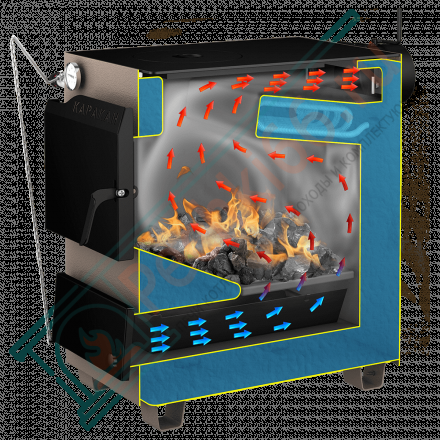 Твердотопливный котел Каракан 8 ТПЭ 3 (Стэн) 8 кВт