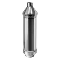 Вертикальный проход кровли коаксиальный (AISI-321/0,5-AISI-304/0,5) d-80/130 (Вулкан)