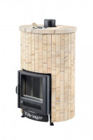 Печь для бани УЮТ-25 "Окаменевшее дерево наборный" (Ферингер)