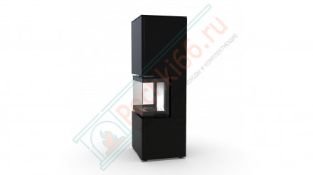 Печь-камин Intra xms c ver. compact 1, красная сталь (Defro-Home) 8кВт