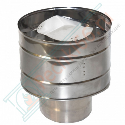 Оголовок с дефлектором (НЕРЖ-439/0,5-НЕРЖ-439/0,5) d-180/260 (УМК)