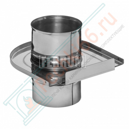 Шибер-задвижка (НЕРЖ-430/0,8) d-200 (Ferrum HF)