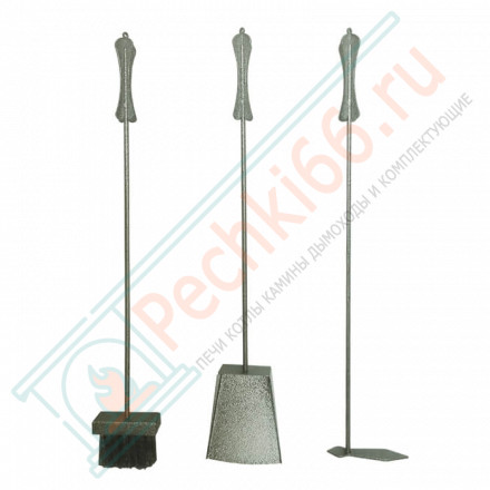 Каминный набор VKN021-ASL, античное серебро (Вулкан)