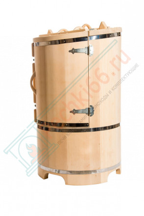 Фитобочка из кедра круглая гигант со скосом (НКЗ)