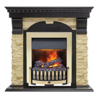 Электрокаминокомплект Dublin - Венге / Сланец с очагом Danville Brass FB2