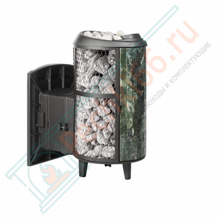 Печь банная Атмосфера L комбинированная сетка-ламель змеевик (ProMetall)